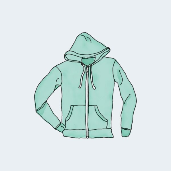 hoodie with zipper 2 » West-Garage.cl